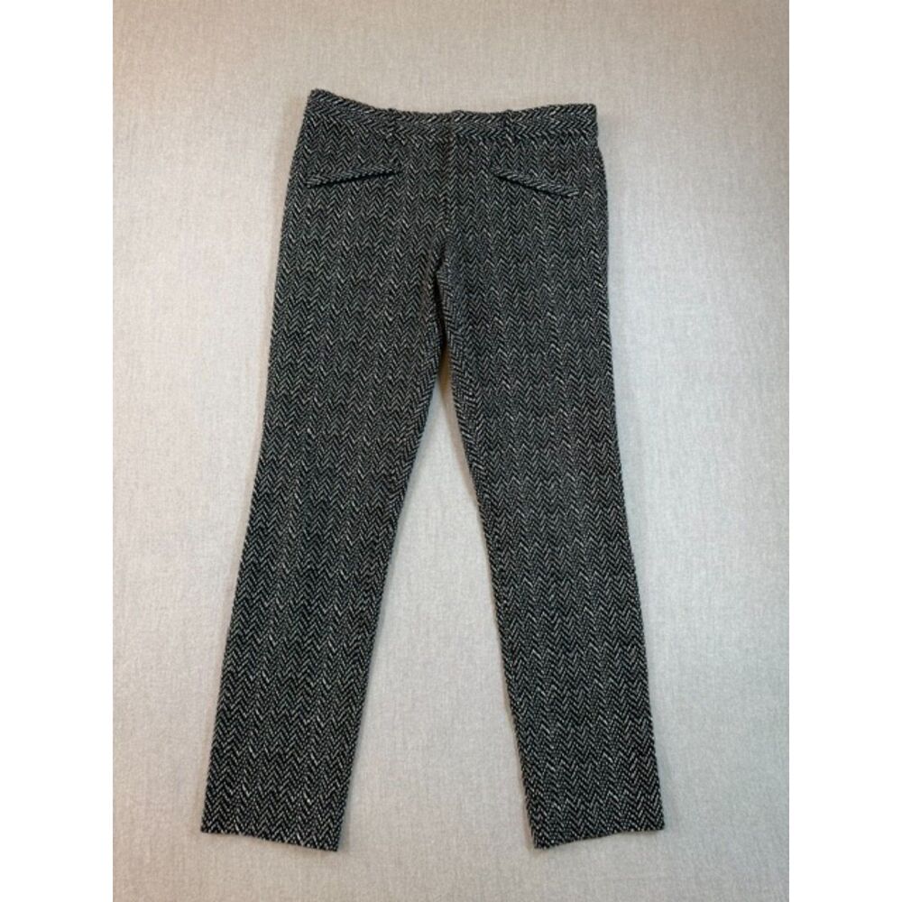 Gap Black White Slim Cropped Ankle Pants Size 02R